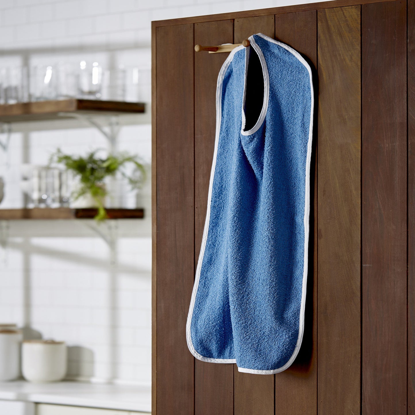 Beck's Classic Terry Adult Bib, Blue