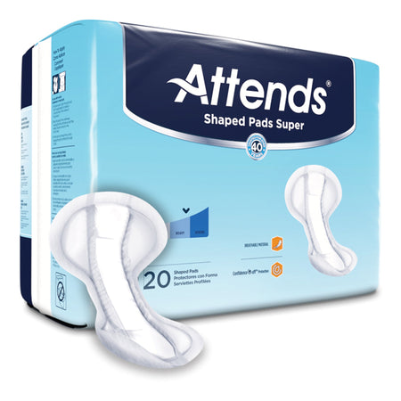 Attends SPSA Shaped Bladder Control Pads, Super