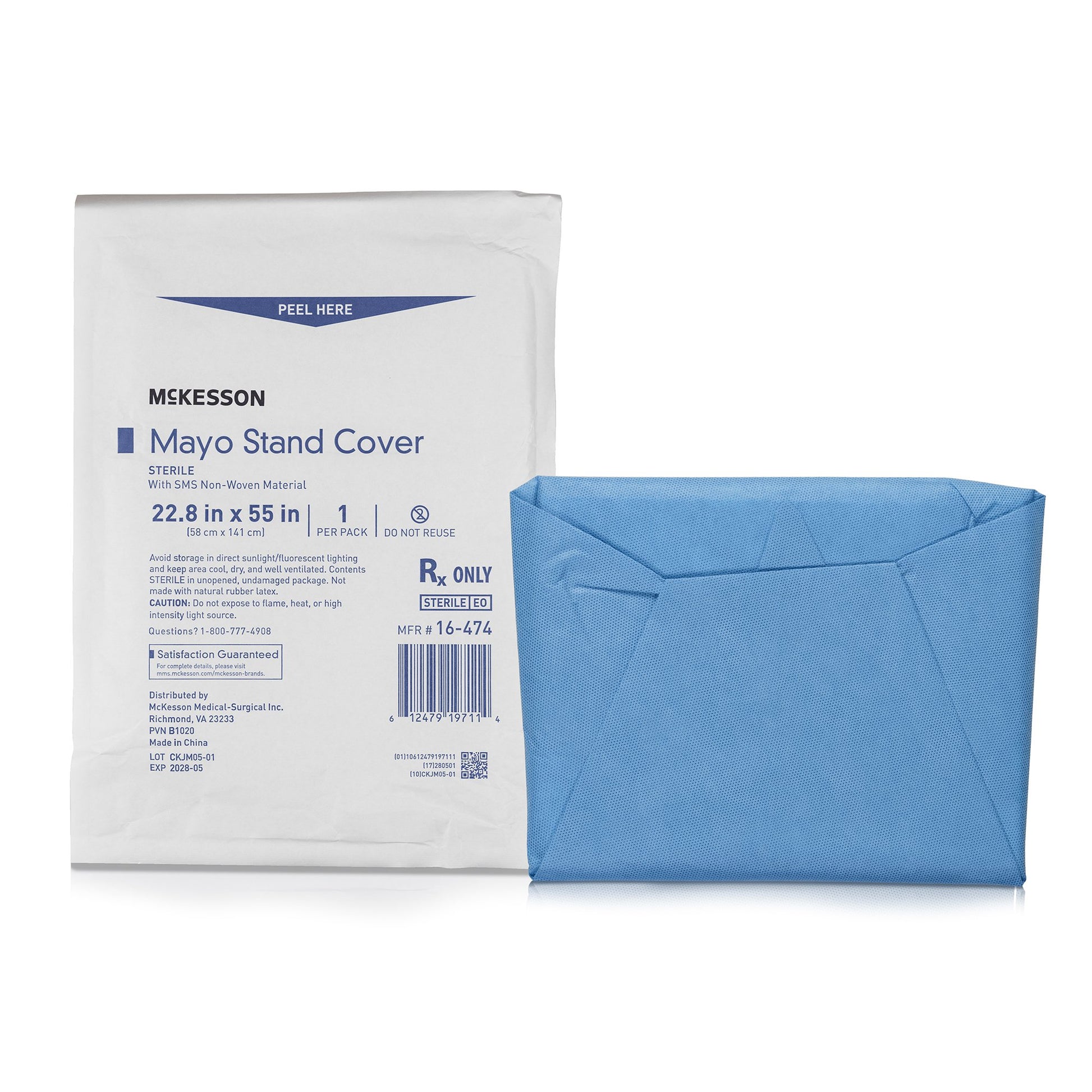 McKesson Mayo Stand Cover, 22-4/5 x 55 Inch by McKesson Brand product image
