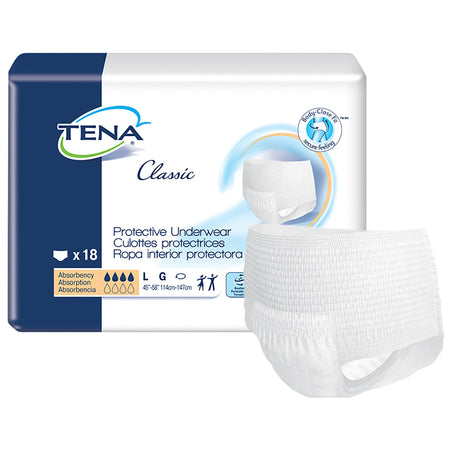 Essity 72514 Tena Classic Absorbent Underwear, Large