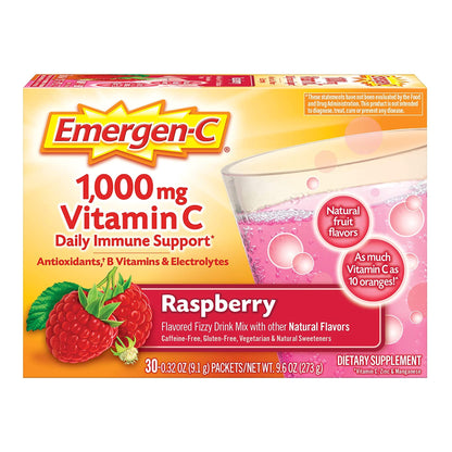 Emergen-C® Daily Immune Support, Raspberry Flavor