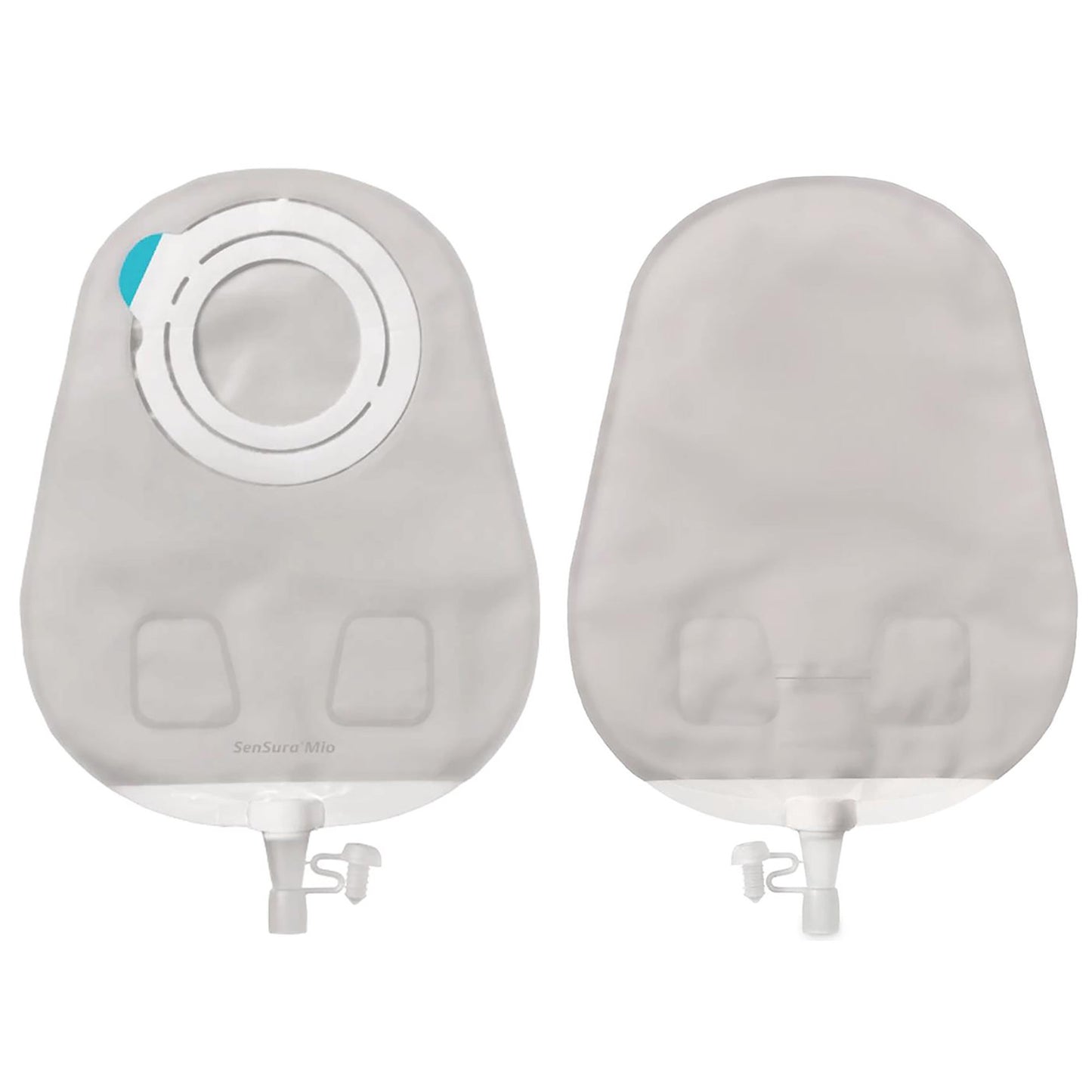 SenSura® Mio Flex 2-Piece Transparent Urostomy Pouch, Red Match