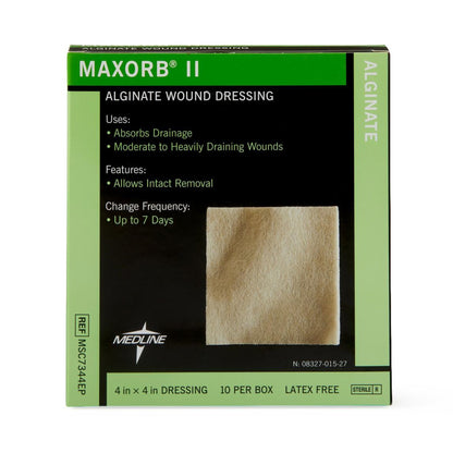 Maxorb® II Alginate Dressing, 4 x 4 inch