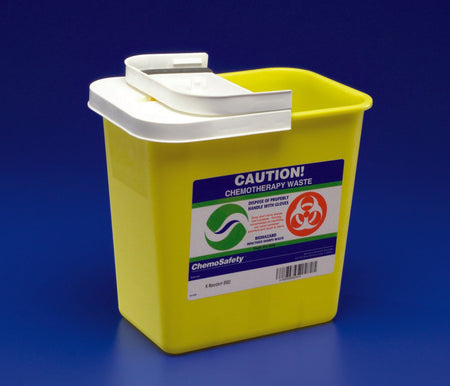 Cardinal 8985PG2 SharpSafety Chemotherapy Waste Container, 8 Gallon, 17¾ x 11 x 15½ Inch