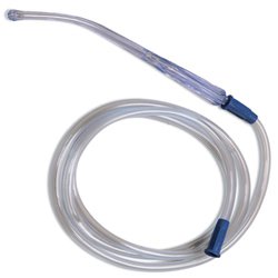 Suction Tube Handle with Tubing Curity™ Curved Type Open Tip Yankauer Style Non-Vented Sterile