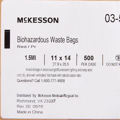McKesson Infectious Waste Bag