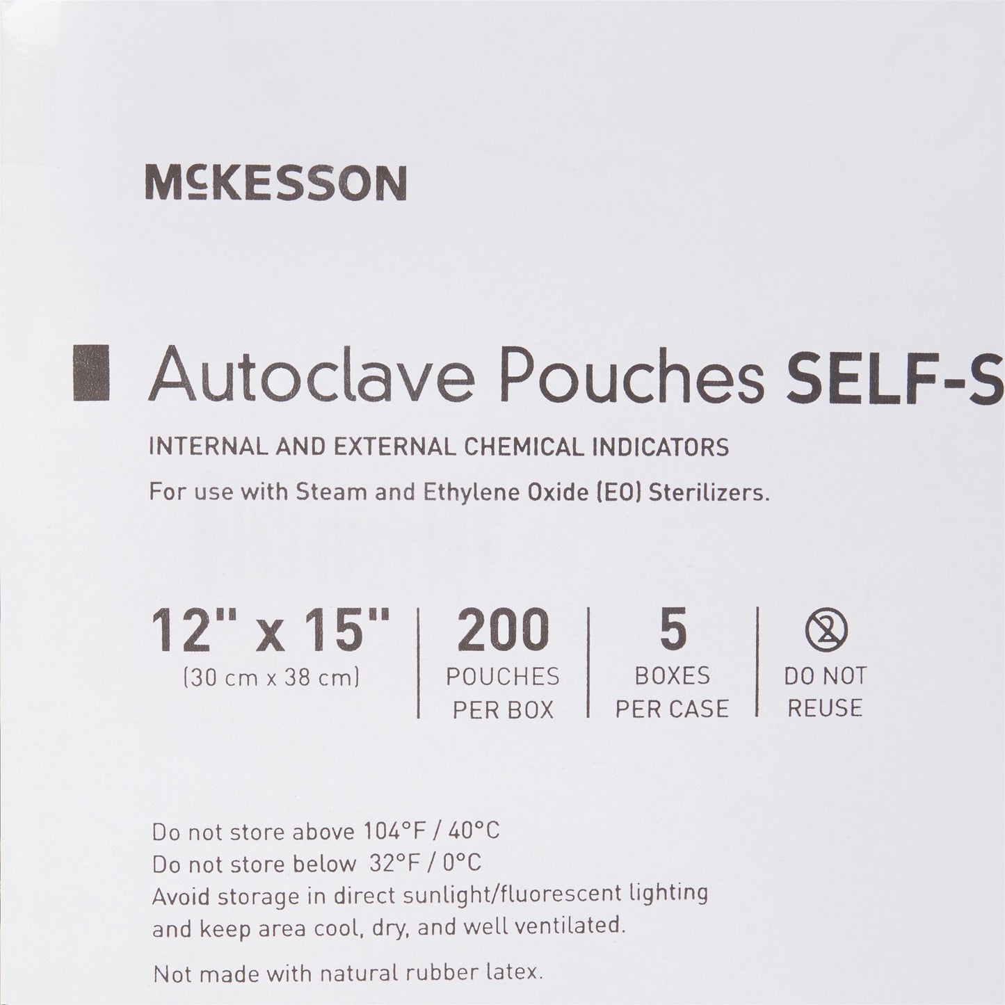 McKesson Sterilization Pouch, 12 x 15 Inch