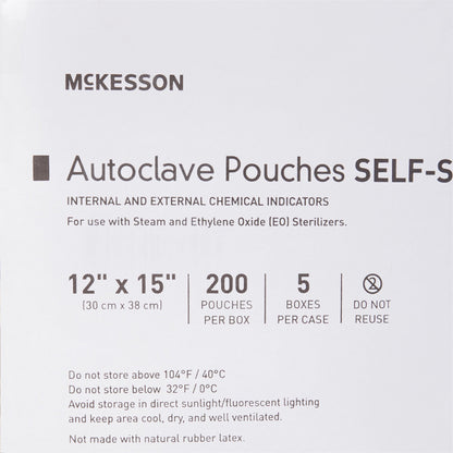 McKesson Sterilization Pouch, 12 x 15 Inch