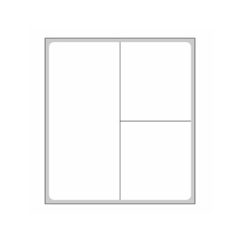 Blank Label PDC® Thermal Paper White Permanent 2-1/4 X 2-1/2 Inch