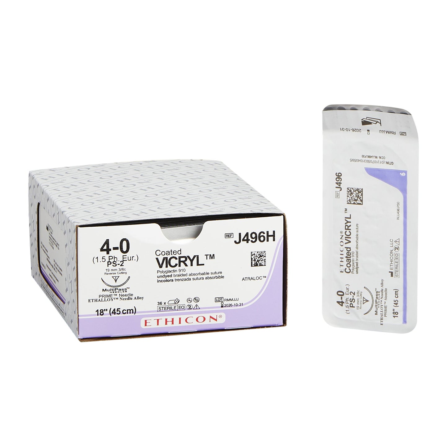 Coated Vicryl™ Suture with Needle