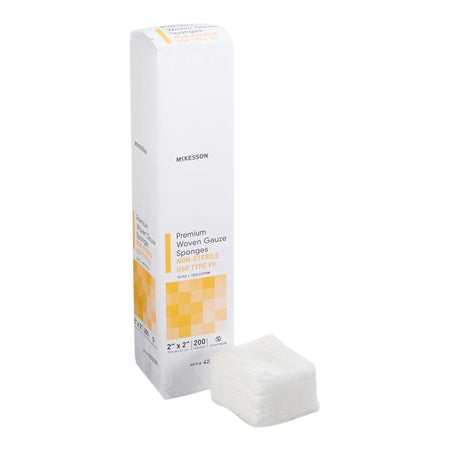 McKesson 42222000 USP Type VII Gauze Sponge, 2 x 2 Inch, 12-Ply