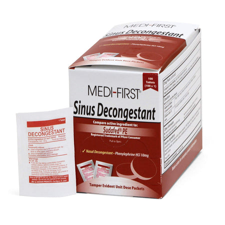Medique Products 80933 Medi-First Phenylephrine Sinus Relief