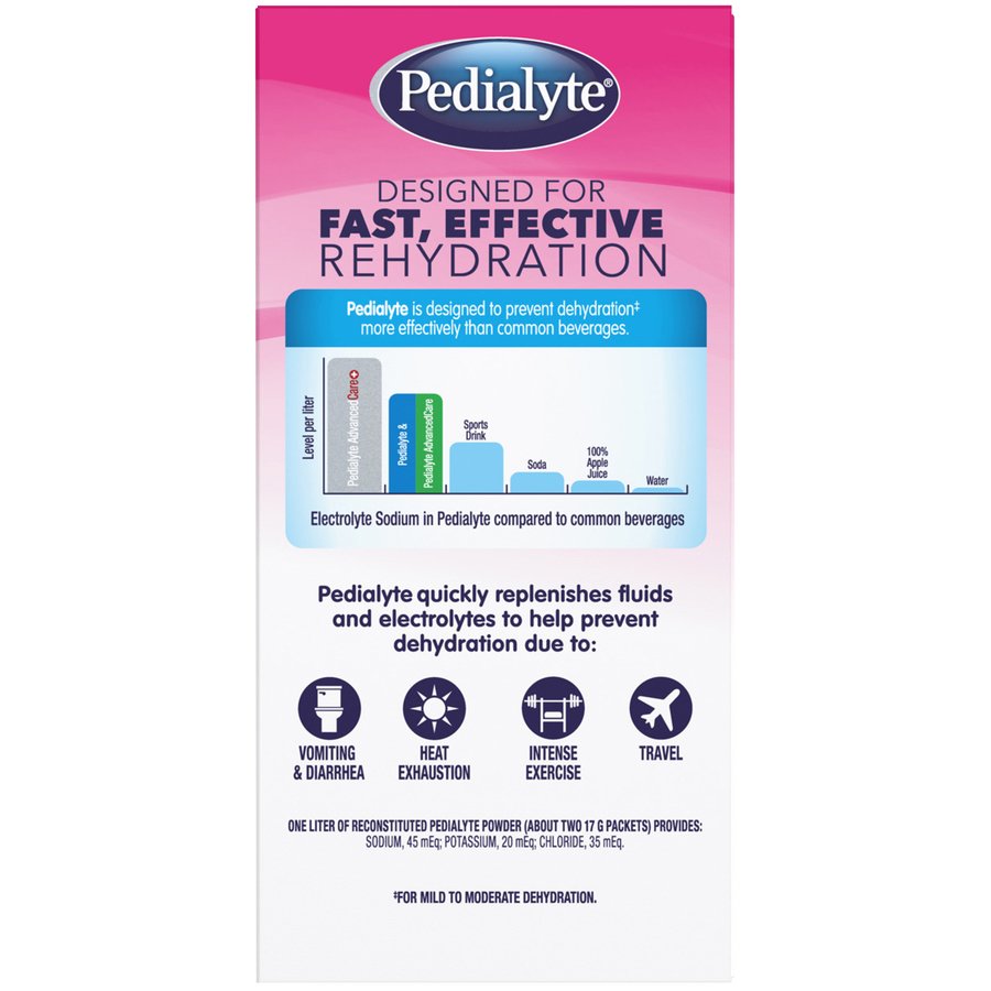 Pedialyte® Strawberry Lemonade Electrolyte Powder