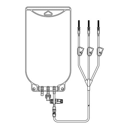 EVA Empty Bag McKesson 2000 mL Gravity