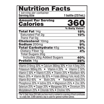 Boost® Plus Strawberry Balanced Nutritional Drink, 8 oz. Bottle