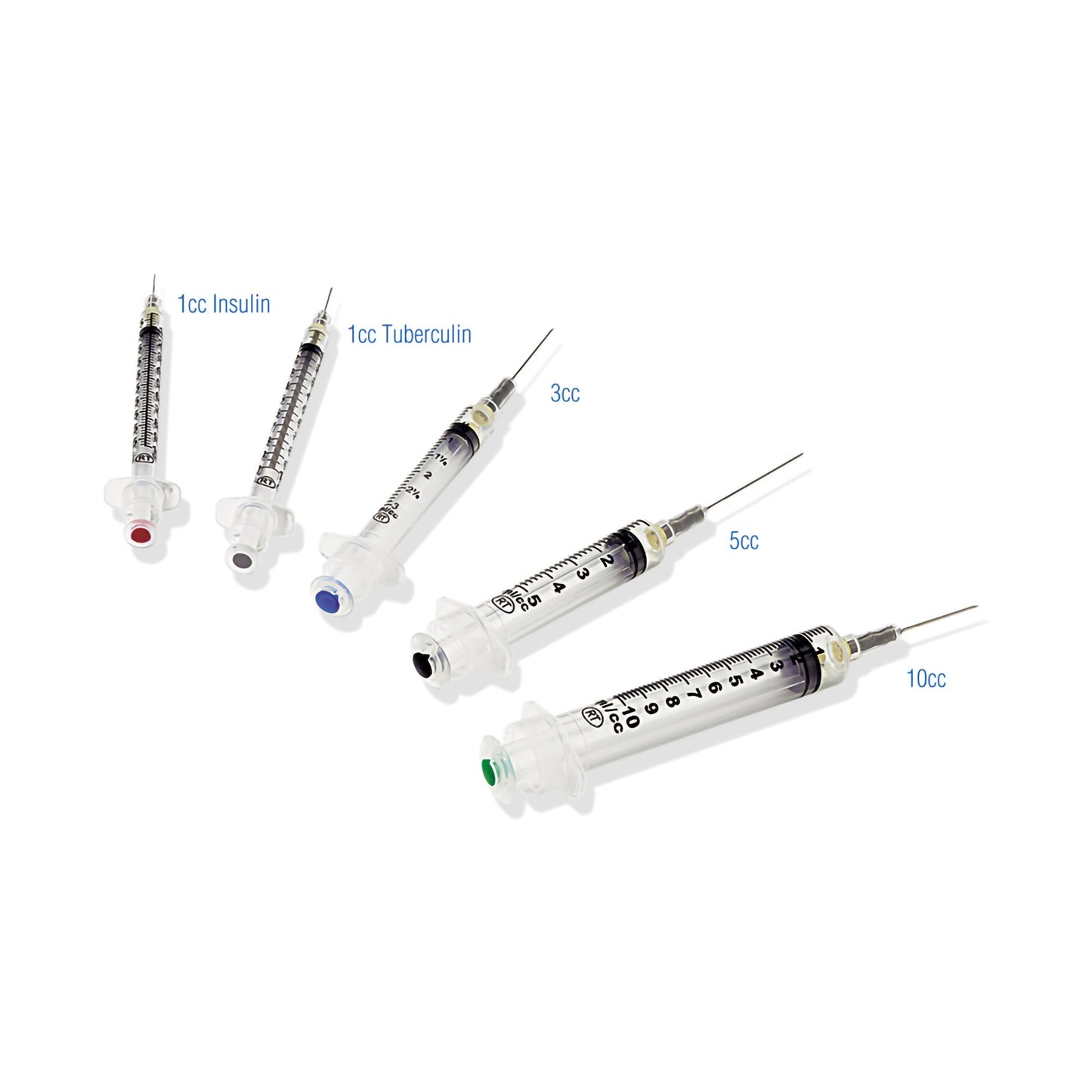 VanishPoint® Syringe with Hypodermic Needle, 25 Gauge, 1-1/2 Inch Needle Length