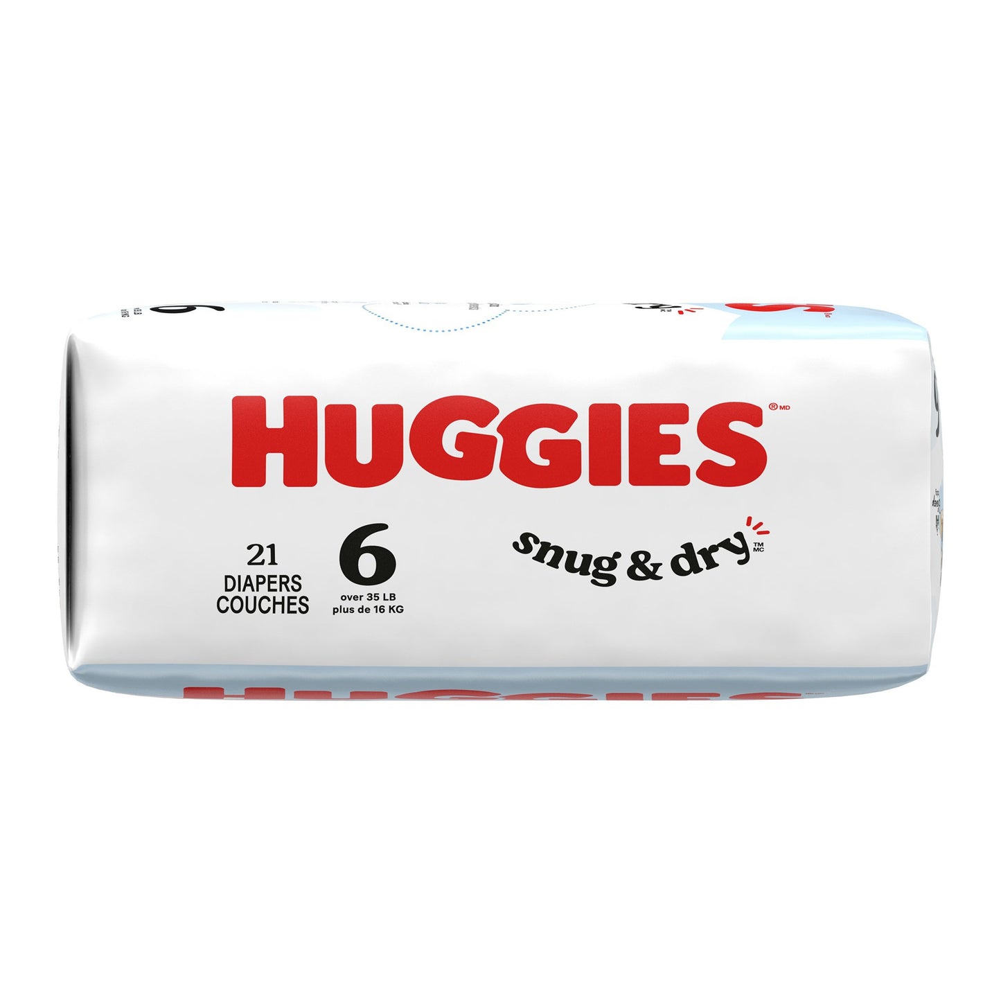 Unisex Baby Diaper Huggies® Snug & Dry Size 6 Disposable Heavy Absorbency