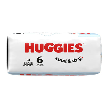 Unisex Baby Diaper Huggies® Snug & Dry Size 6 Disposable Heavy Absorbency