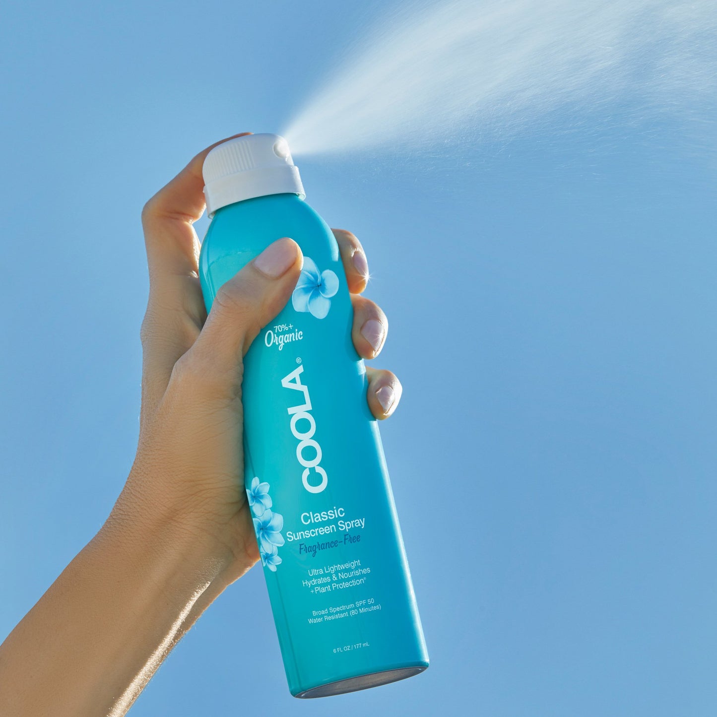 Sunscreen COOLA®Classic SPF 50 Liquid 6 oz. Aerosol Can
