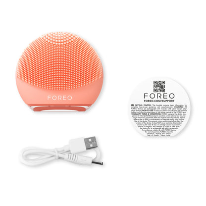 LUNA™ 4 go Portable Facial Cleansing Device, Peach