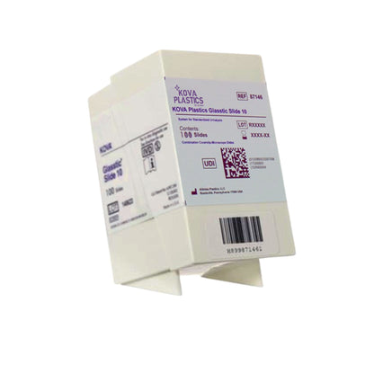 KOVA® Glasstic® Urinalysis Microscope Slide, 10-Chamber without Grid