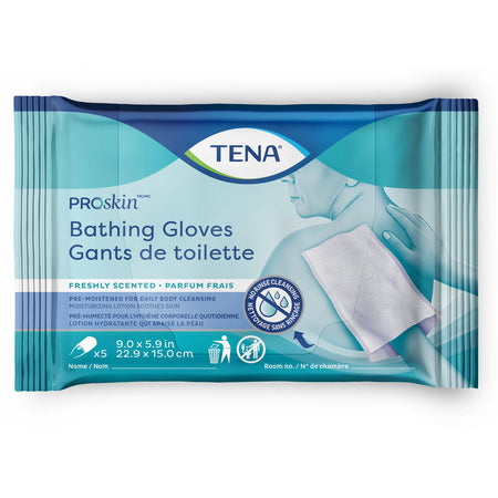 Essity 54366 TENA ProSkin Bathing Gloves, Freshly Scented