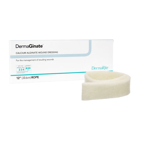 DermaRite 00275E DermaGinate Alginate Dressing, 12-Inch Length