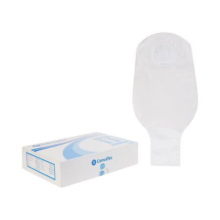 ConvaTec 401512 Sur-Fit Natura Two-Piece Transparent Colostomy Pouch, 1¾ Inch Flange