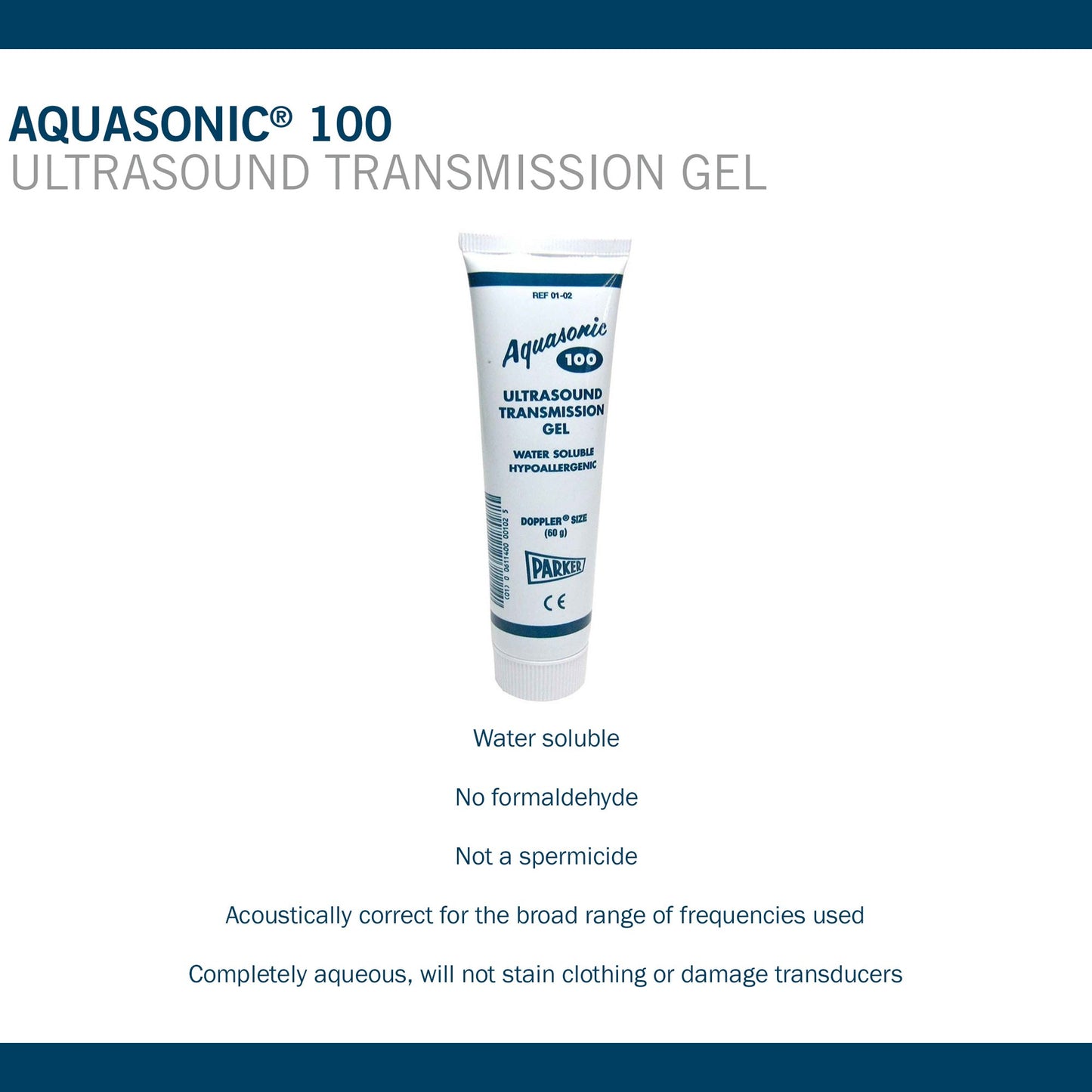 Aquasonic® 100 Ultrasond Transmisson Gel, 2-ounce bottle