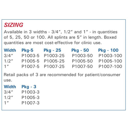 3pp® Buddy Loops® Left or Right Finger Wrap Splint, One Size Fits Most