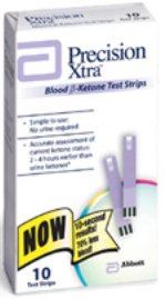 Precision Xtra Blood Ketone Test Strips
