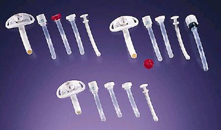 Medtronic 4CFN Shiley Tracheostomy Tube Size 4 Uncuffed Fenestrated