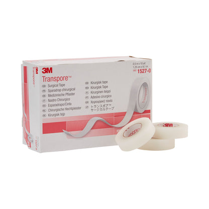 3M Transpore Plastic Medical Tape, 1/2 Inch x 10 Yard, Transparent by Solventum Corporation product image - view 3