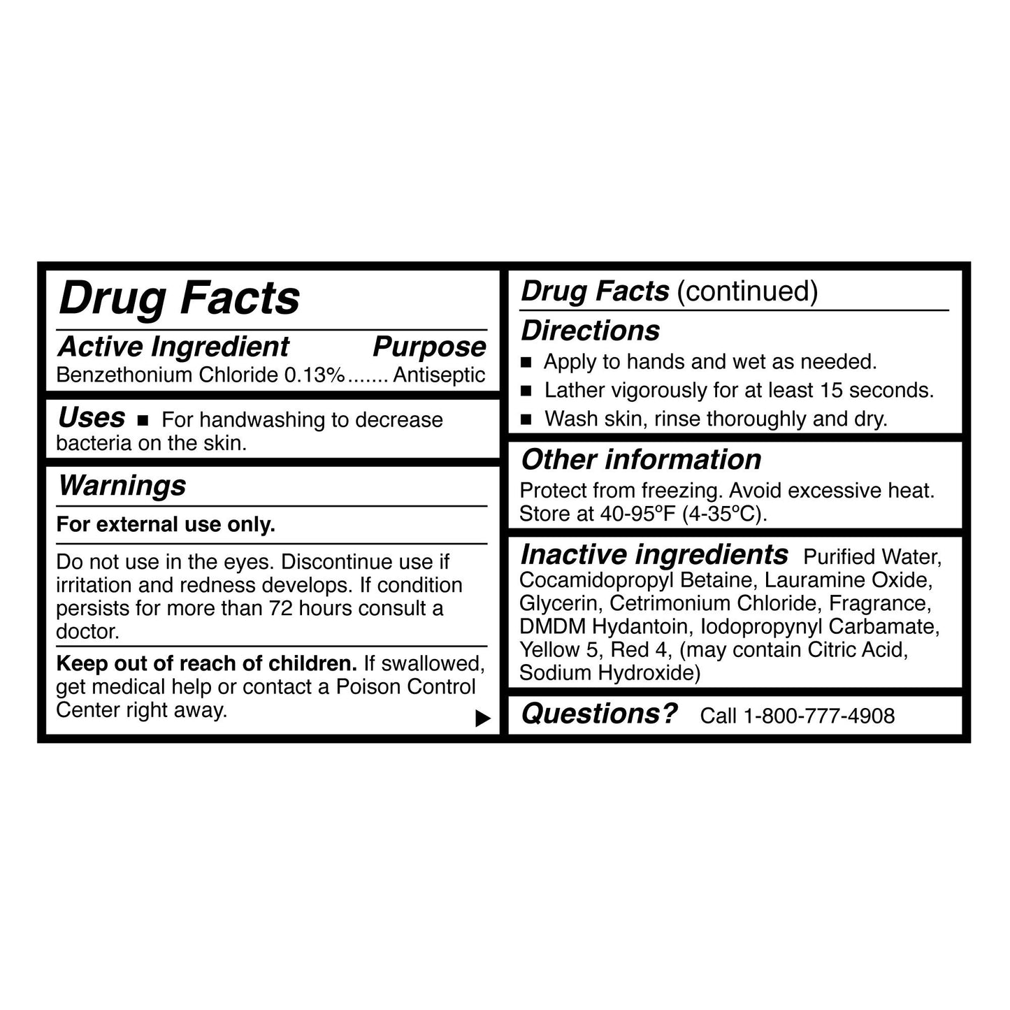 McKesson Clean Scent Foaming Antibacterial Soap, 8.5-ounce bottle