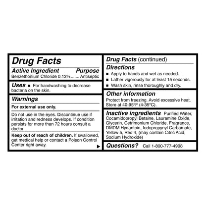 McKesson Clean Scent Foaming Antibacterial Soap, 8.5-ounce bottle