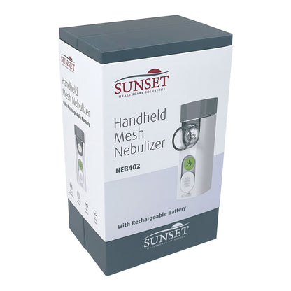 Handheld Compressor Nebulizer System Large Volume Medication Cup Aerosol Mask / Mouthpiece Delivery