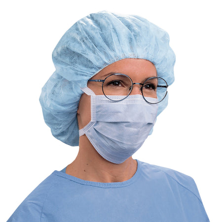 O&M Halyard Inc 49214 Halyard Pleated Anti-fog Foam Surgical Mask, One Size Fits Most
