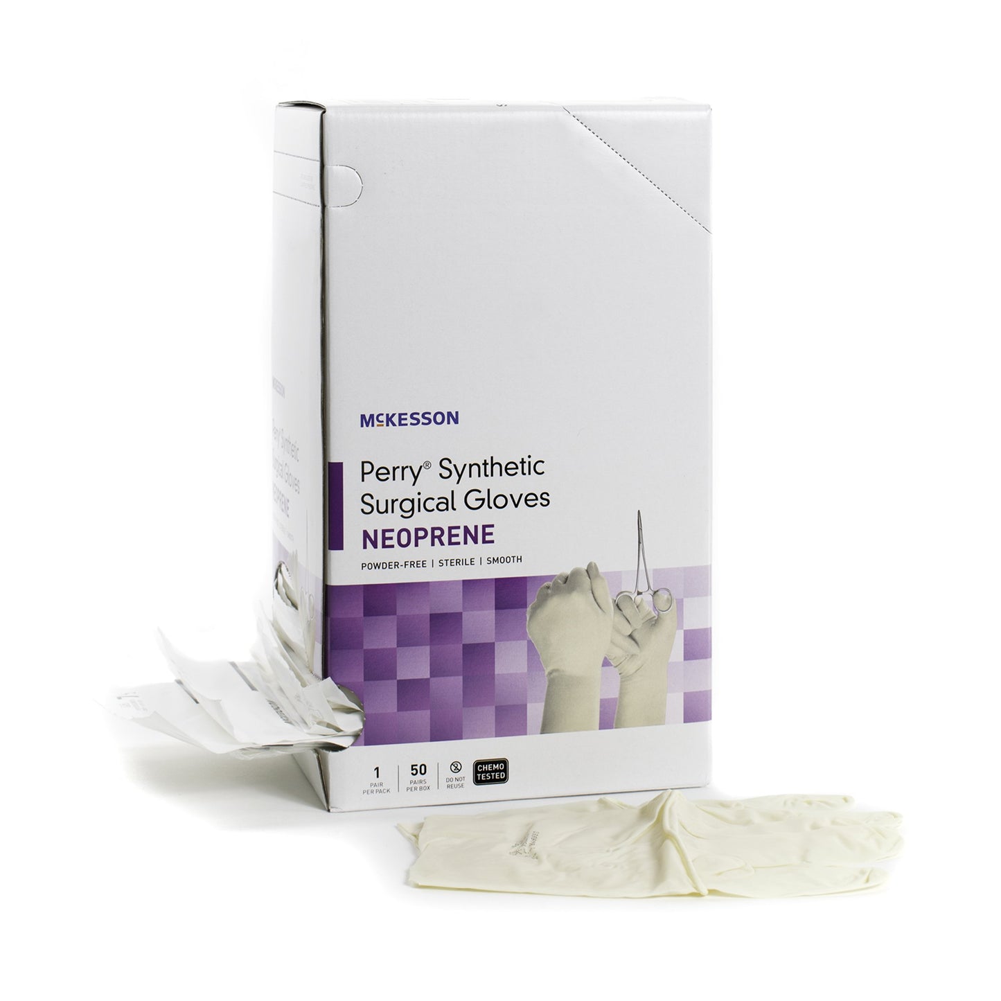 McKesson Perry® Polychloroprene Surgical Glove, Size 6, Cream