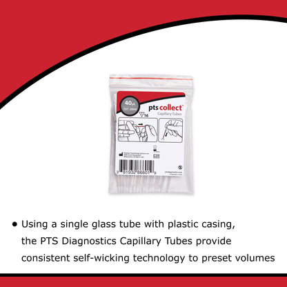 PTS Diagnostics Capillary Blood Collection Tube, 40 L by PTS Diagnostics product image - view 3