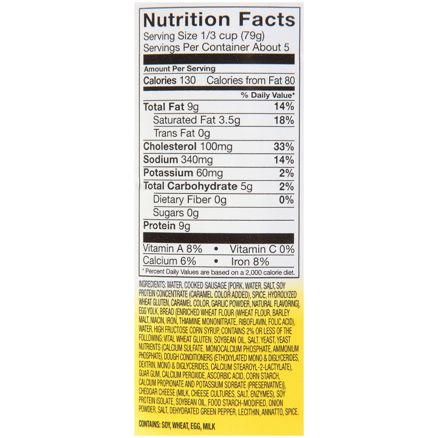 Thick-It® Purees Omelet with Sausage and Cheddar Cheese Thickened Food