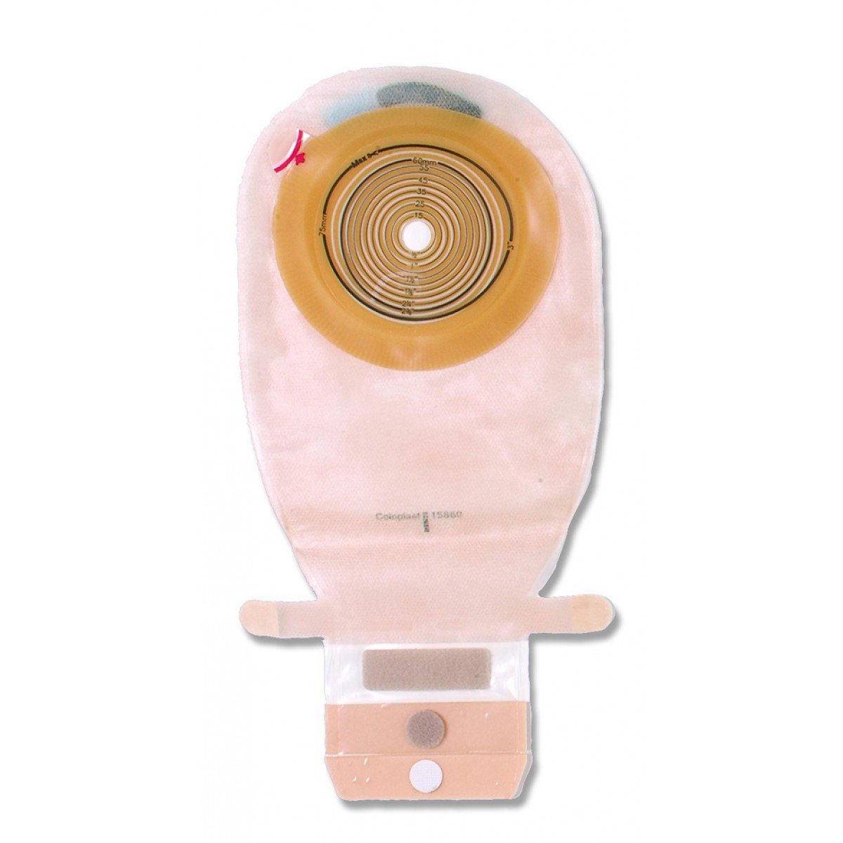 Assura® Original 1-Piece Opaque Colostomy Pouch, 30mm Stoma