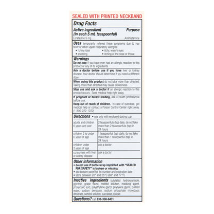 Foster & Thrive™ Children's Allergy Loratadine Oral Solution, Grape Flavor