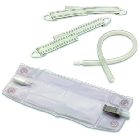 Hollister 9655 Vented Urinary Leg Bag Kit, 900 mL