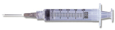 PrecisionGlide™ 5 mL Syringe with Hypodermic Needle, 21 Gauge, 1 Inch Needle Length