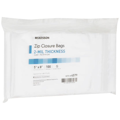 McKesson Zip Closure Bag, 5 x 8 Inch