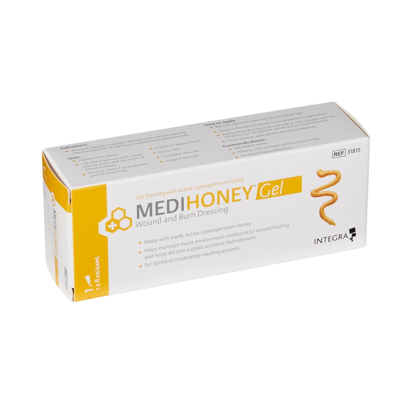 Medihoney Wound and Burn Dressing Gel, 1.5-ounce tube by McKesson Brand product image - view 4