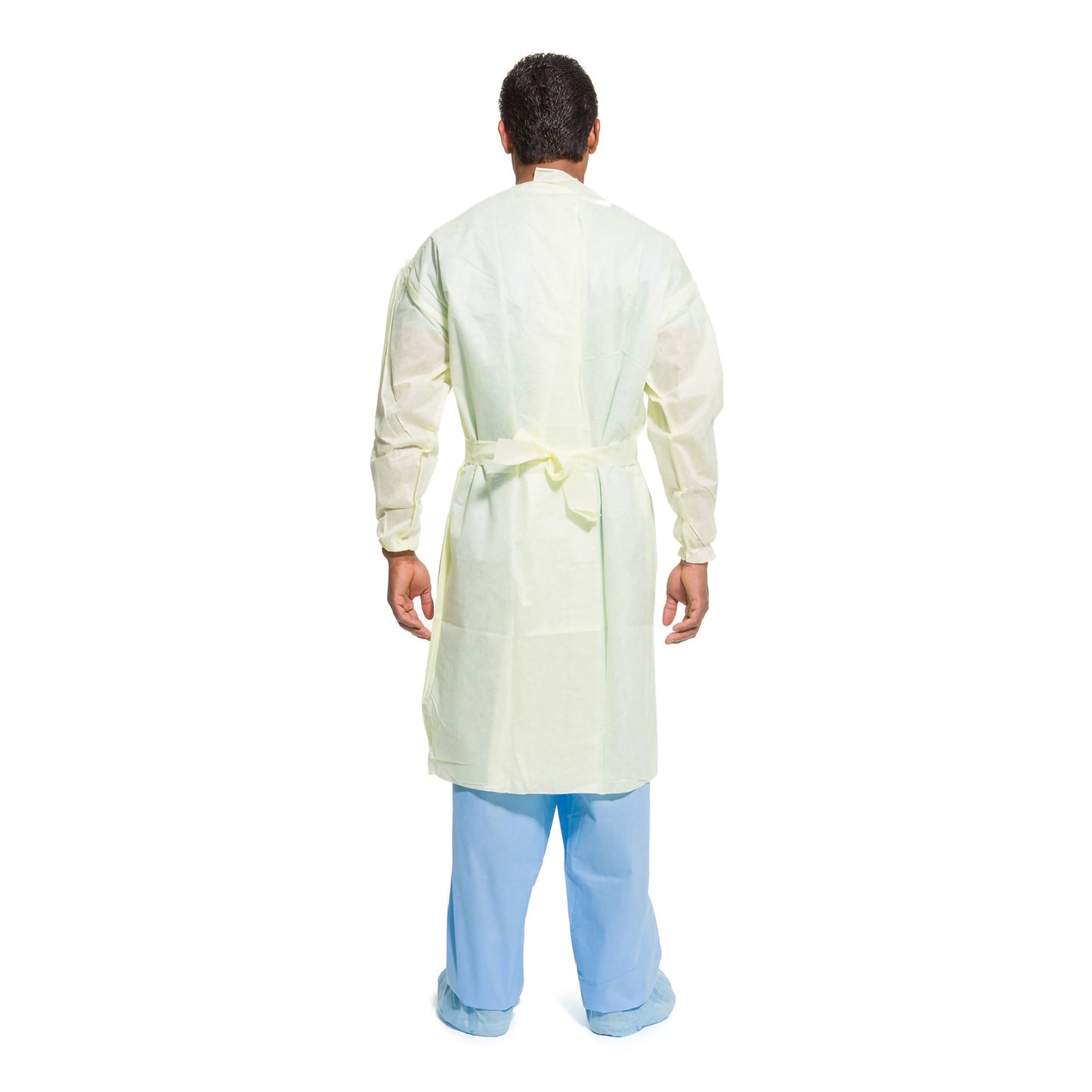 Halyard Protective Procedure Gown, Large, Yellow