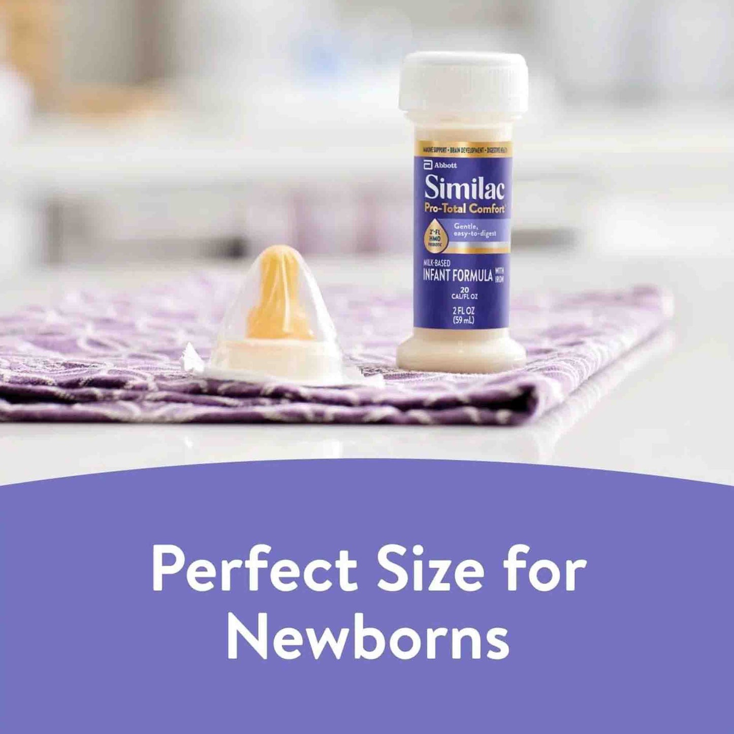 Infant Formula Similac Pro-Total Comfort™ Unflavored 2 oz. Bottle Liquid Iron Lactose Sensitivity