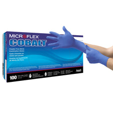 Microflex® Cobalt® Nitrile Exam Glove, Large, Blue