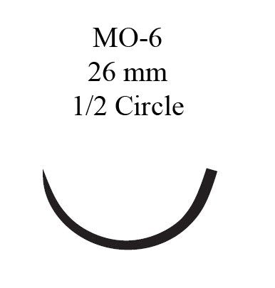 Ethicon CX45D Ethibond Polyester, Taper Point Needle, Braided